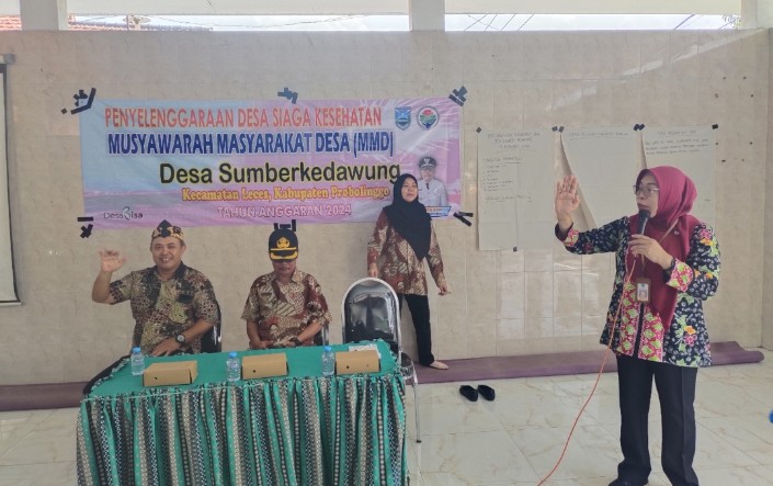 Musyawarah Masyarakat Desa (MMD) Penyelenggaraan Desa Siaga Kesehatan Di Desa Sumberkedawung 