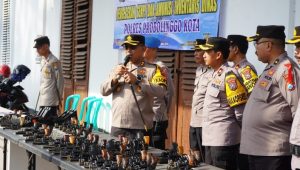 Anggota Polres Probolinggo Kota Lakukan Pengecekan Senpi , begini Kata Kapolres