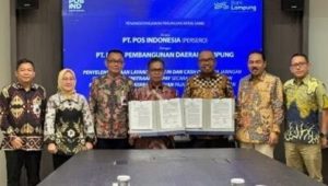 Kerja Sama Pos Indonesia dan Bank Lampung, Hadirkan Kemudahan Pembayaran PBB