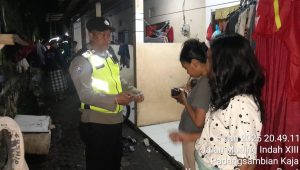 Sasar Rumah Kos, Polsek Denpasar Barat Gelar Tibduktang Antisipasi Lonjakan Penduduk Pasca Nataru