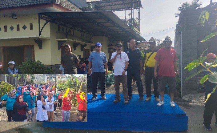 Senam Jumat Pagi Pemerintah Desa Sumberkedawung Bersama MUSPIKA Dan Masyarakat