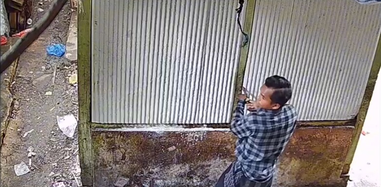 Berkat Bantuan CCTV Satreskrim Polres Bangkalan Amankan Pelaku Pencuri Tepung