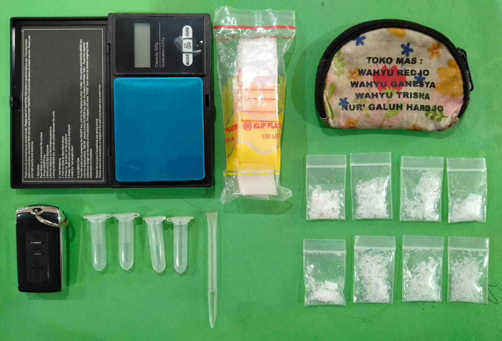 Residivis Narkotika di Surabaya Ditangkap Lagi, Polisi Temukan Puluhan Paket Sabu di Kamar Kos