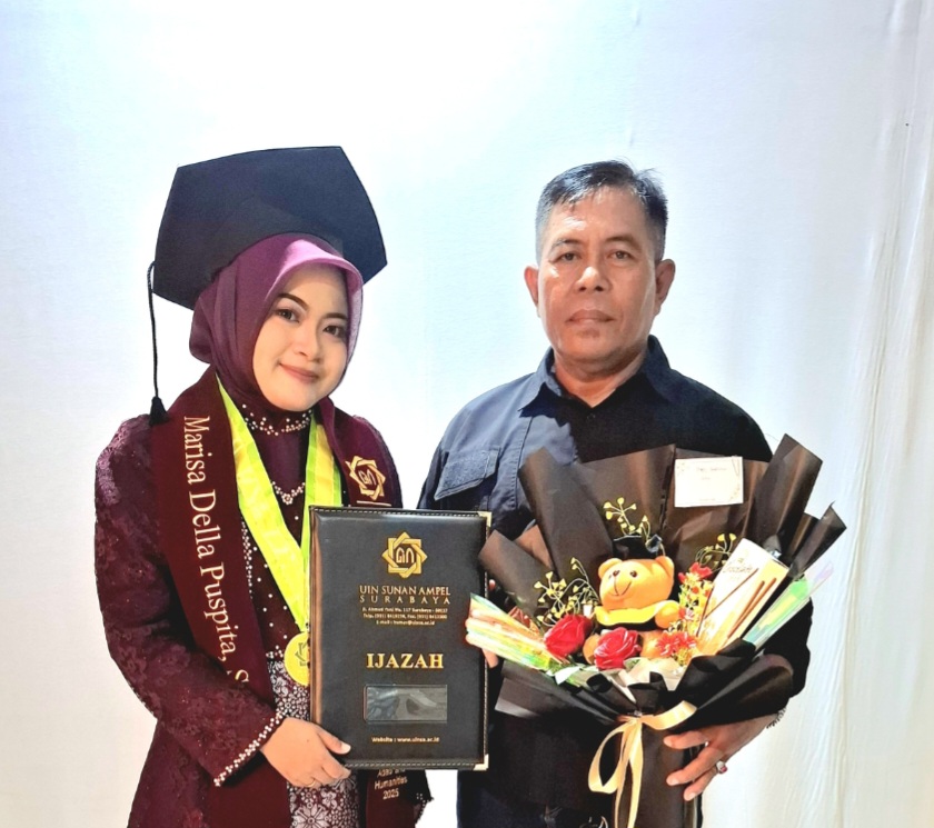 Marissa Della Puspita, S. Hum., Resmi Menyandang Gelar Sarjana, Lulusan Terbaik dari Universitas Sunan Ampel Surabaya