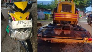 Nahas! Warga Jombang Tewas Setelah Terjatuh dan Tertabrak Truk di Driyorejo