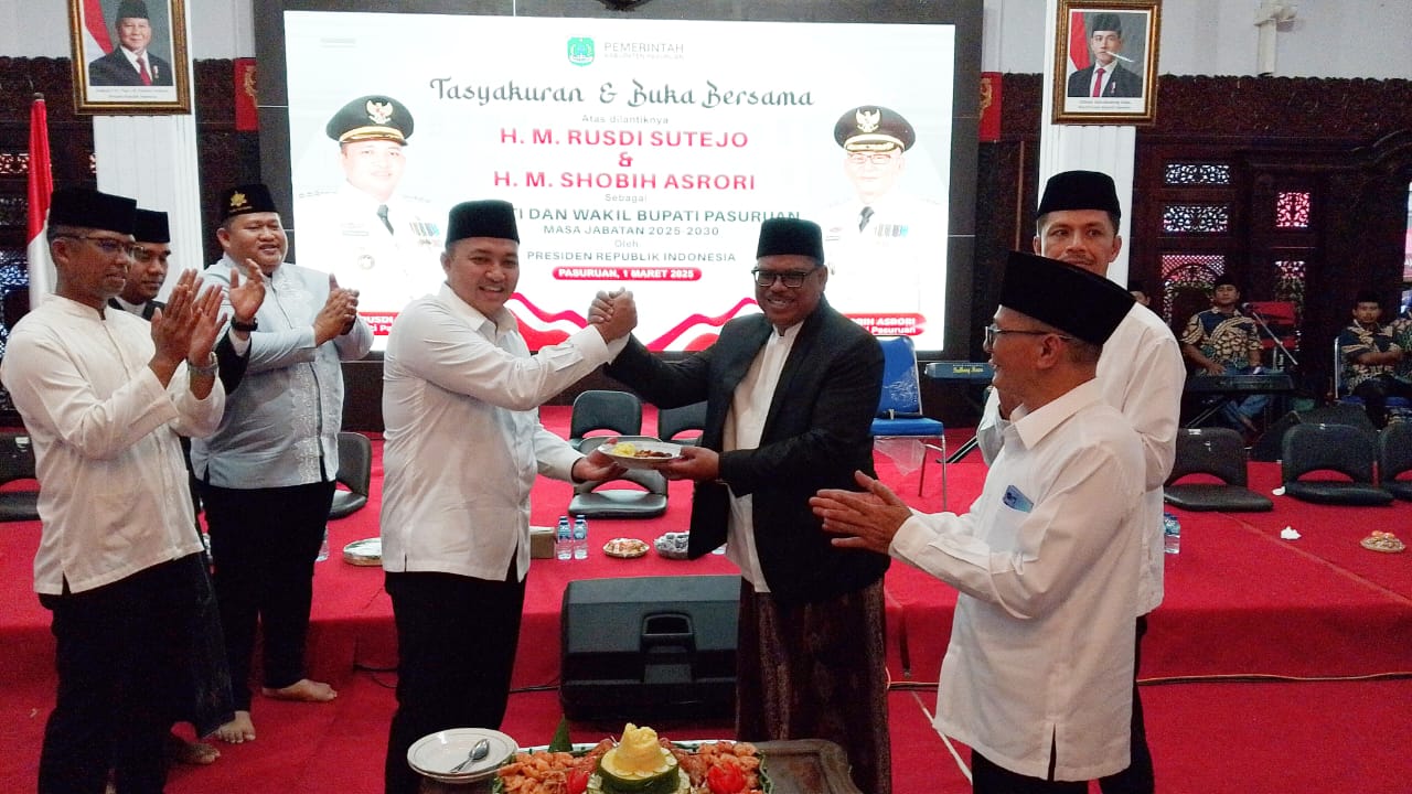 Usai Retreat Bupati dan Wakil Bupati H.M Rusdi Sutejo dan H.M Shobih Asrori Pasuruan Gelar Tasyakuran dan Doa Bersama