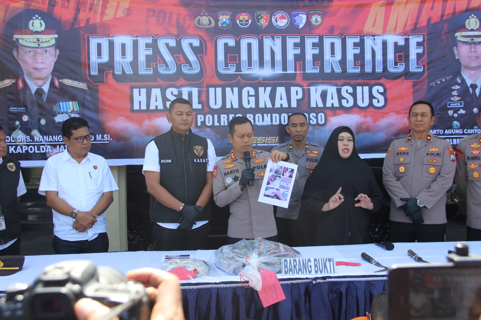 Polres Bondowoso Ungkap Kasus Pencurian Dengan Kekerasan