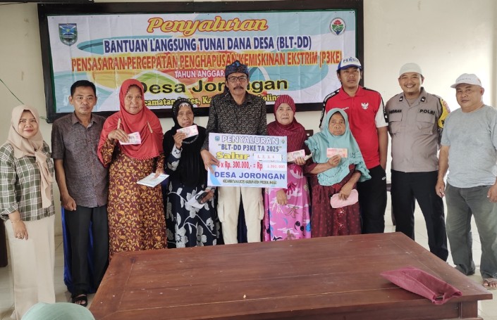 Desa Jorongan Salurkan BLT-DD Bulan Januari s/d April Tahun 2025