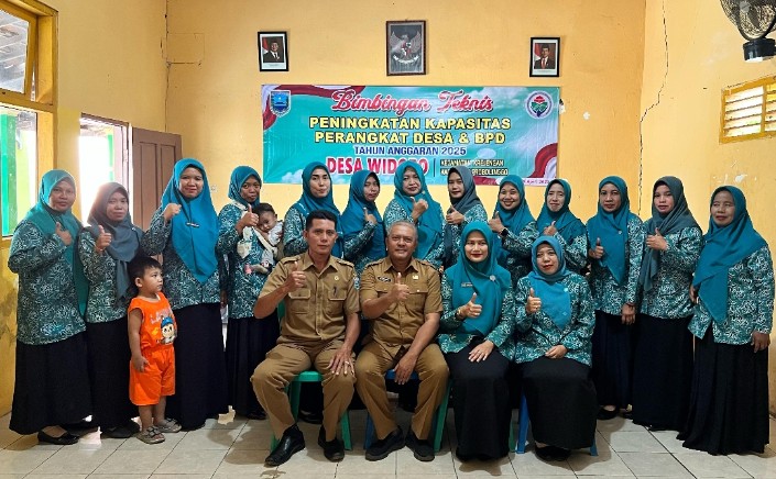 DESA WIDORO GELAR BIMBINGAN TEKNIS PENINGKATAN KAPASITAS PERANGKAT DESA & BPD