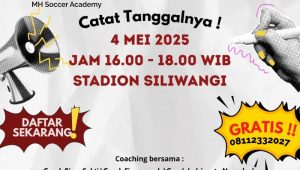 MH Soccer Academy Hadirkan Pelatih Nasional dalam Coaching Clinic Gratis di Bandung