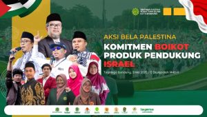 Persis Kota Bandung Galang Dukungan Lewat Aksi Bela Palestina dan Seruan Boikot