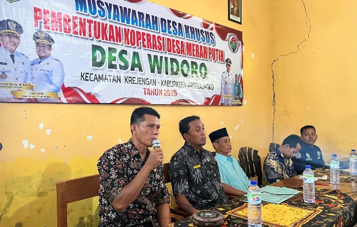 Desa Widoro Menggelar Kegiatan MUSDESUS Pembentukan Koperasi Merah Putih