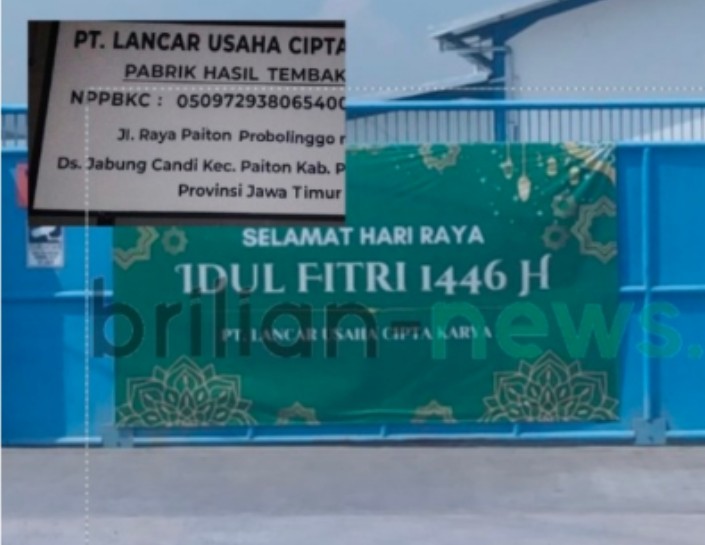 Pembangunan Pabrik Rokok PT . Lancar Usaha Cipta Karya (PT. LUCK) Diduga Tidak Mengantongi, LSD Beralih Fungsi Tanpa Ijin