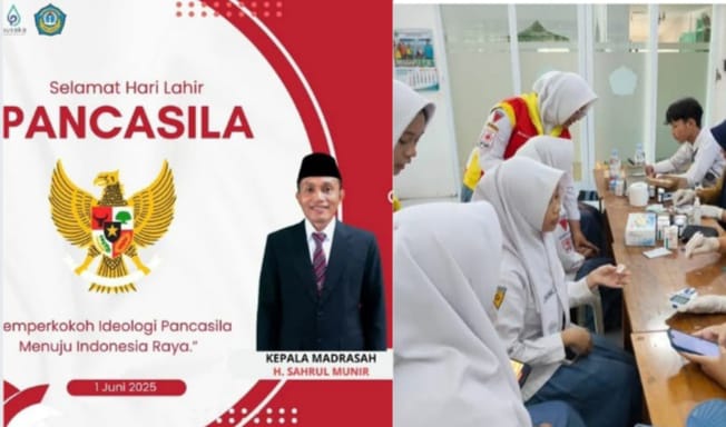Semangat Nasionalisme dan Kepedulian Kesehatan Warnai Kegiatan MAN 5 Kediri