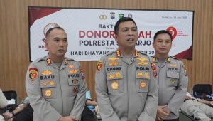 Sambut Hari Bhayangkara Ke-79, Polresta Sidoarjo Gelar Donor Darah