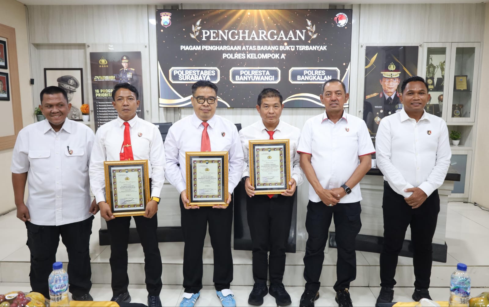 Sukses Ungkap Kasus Peredaran Narkotika, Satresnarkoba Polres Bangkalan Raih Peringkat 3 Terbaik