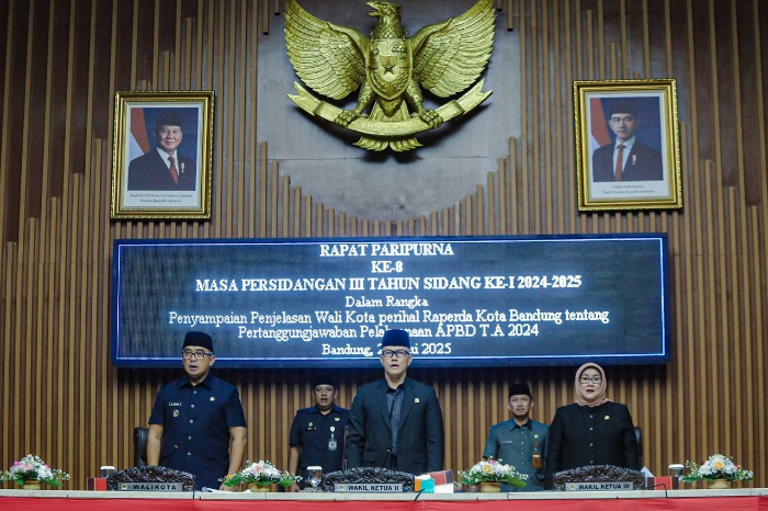 Pemkot Bandung Raih Opini WTP, Realisasi APBD 2024 Capai 96 Persen