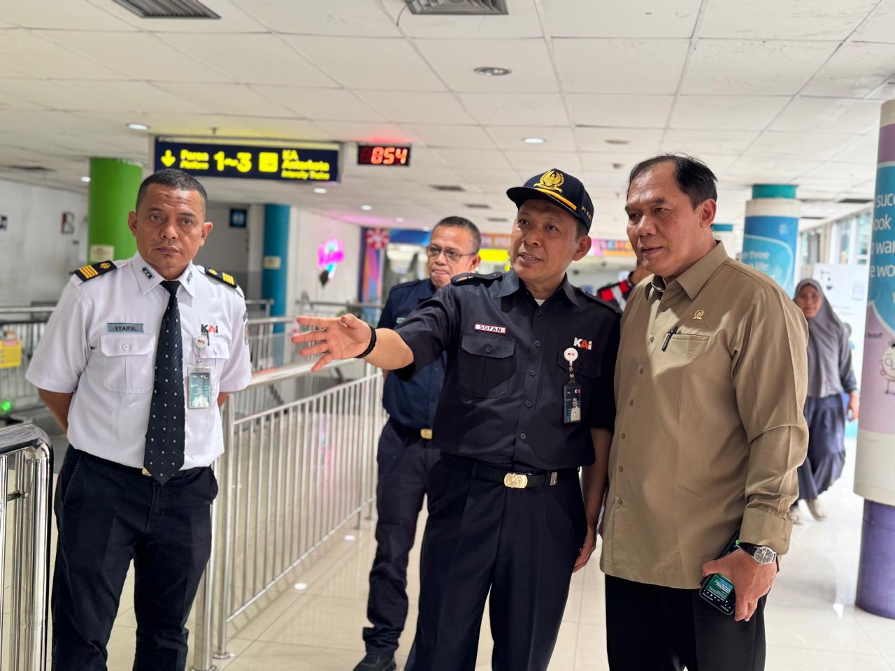 Kunjungi Stasiun Medan, Legislator Soroti Peran Strategis Kereta Api di Sumut