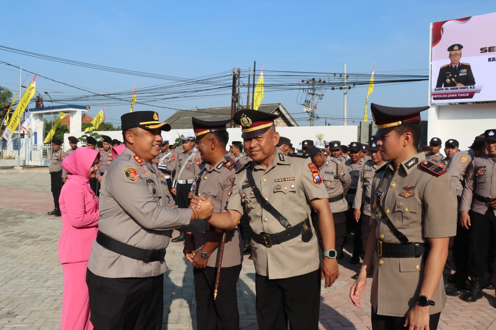 Kapolres Pamekasan Pimpin Sertijab Kapolsek dan Kasihumas Polres Pamekasan 