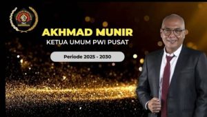 Akhmad Munir Terpilih Pimpin PWI Pusat Periode 2025–2030