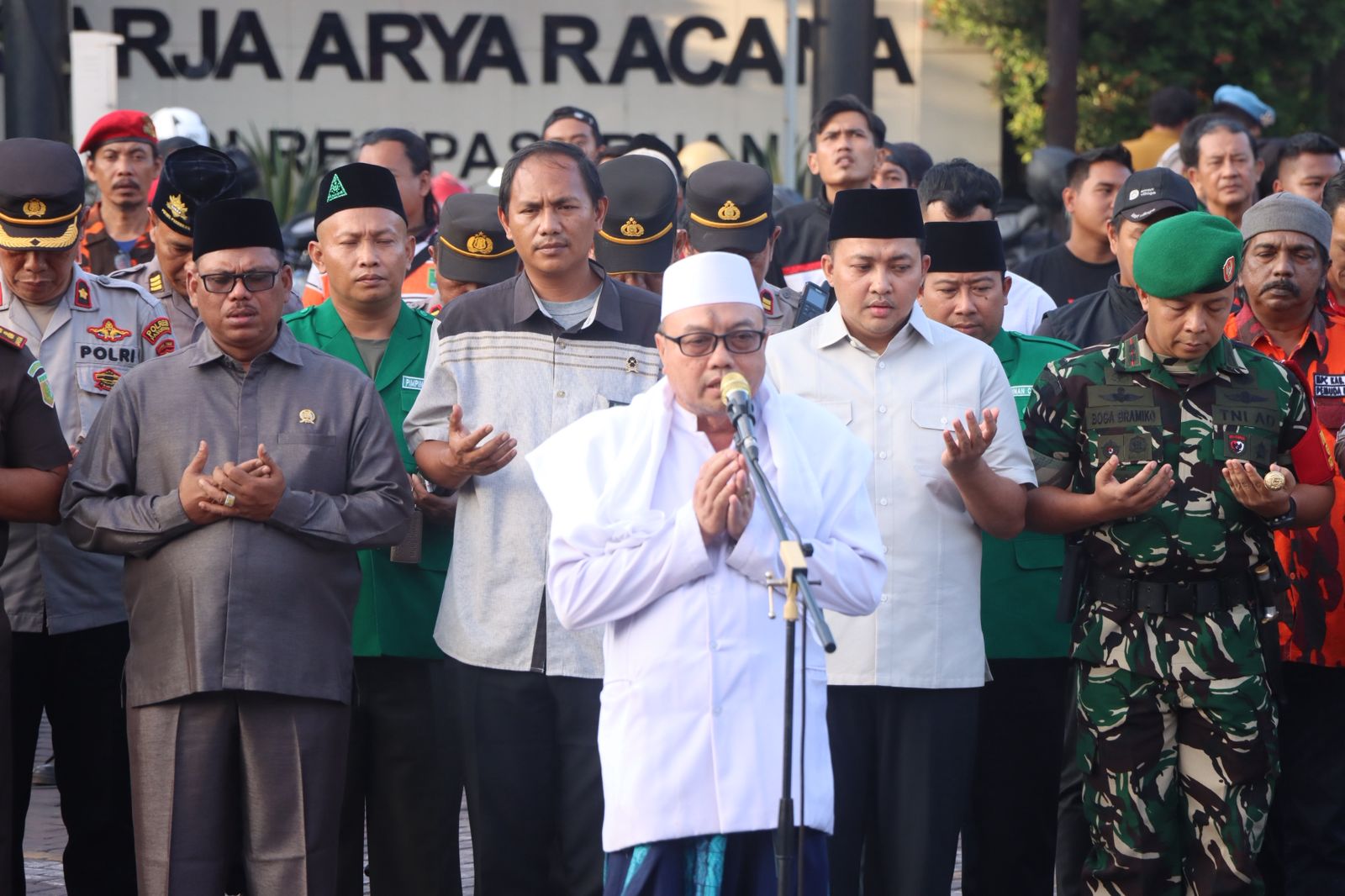 Apel Kebangsaan Dan Do’a Bersama, Kapolres: “Keamanan adalah Tanggung Jawab Kita Bersama”
