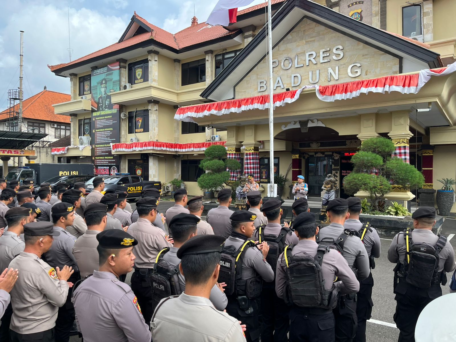 Jaga Sinergi dan Kekompakan, Pesan Wakapolres Badung Saat Apel Jam Pimpinan