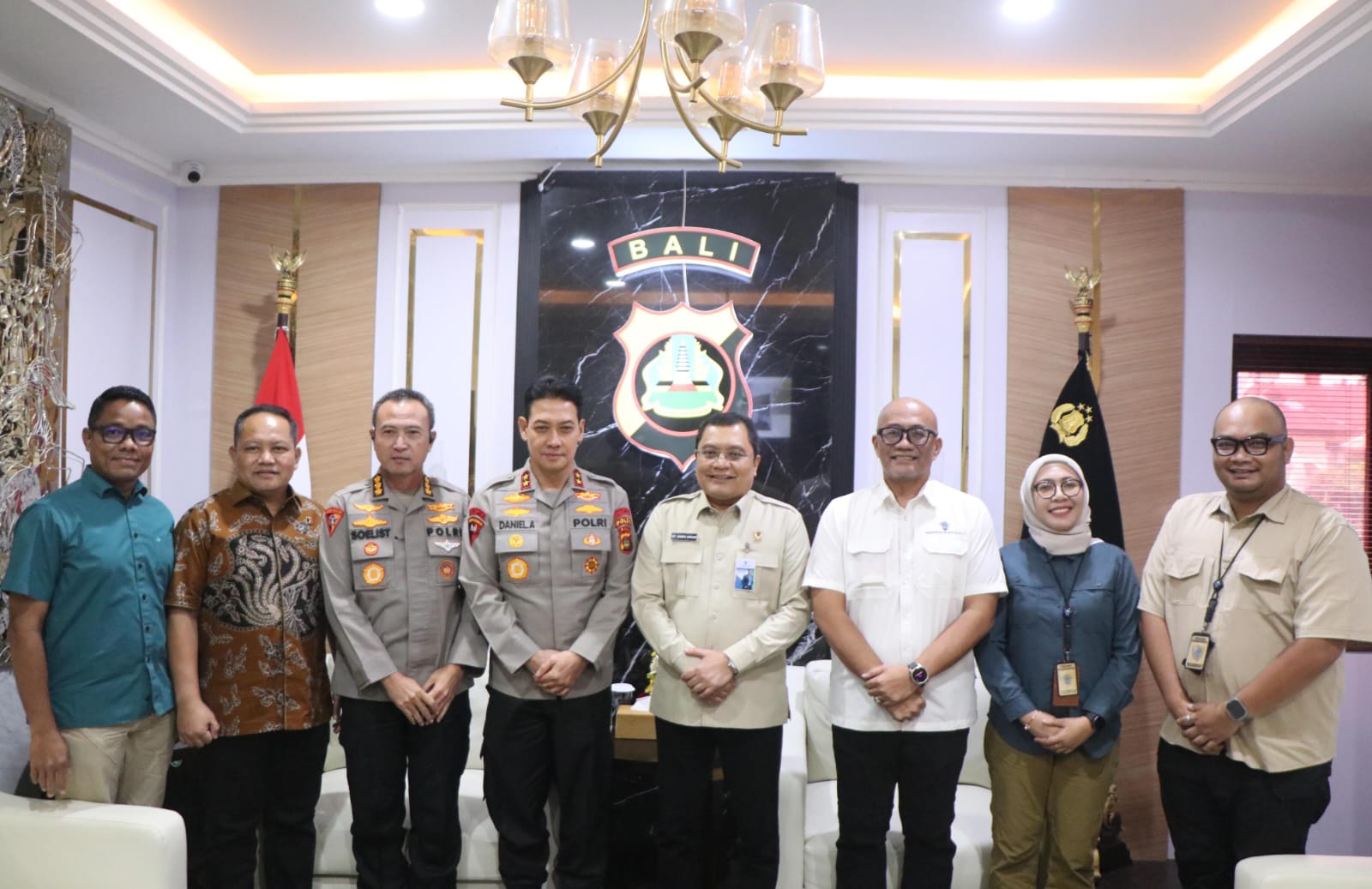 Mendorong Pertumbuhan Ekonomi, Kapolda Bali Menerima Audiensi dari Kementrian Investansi