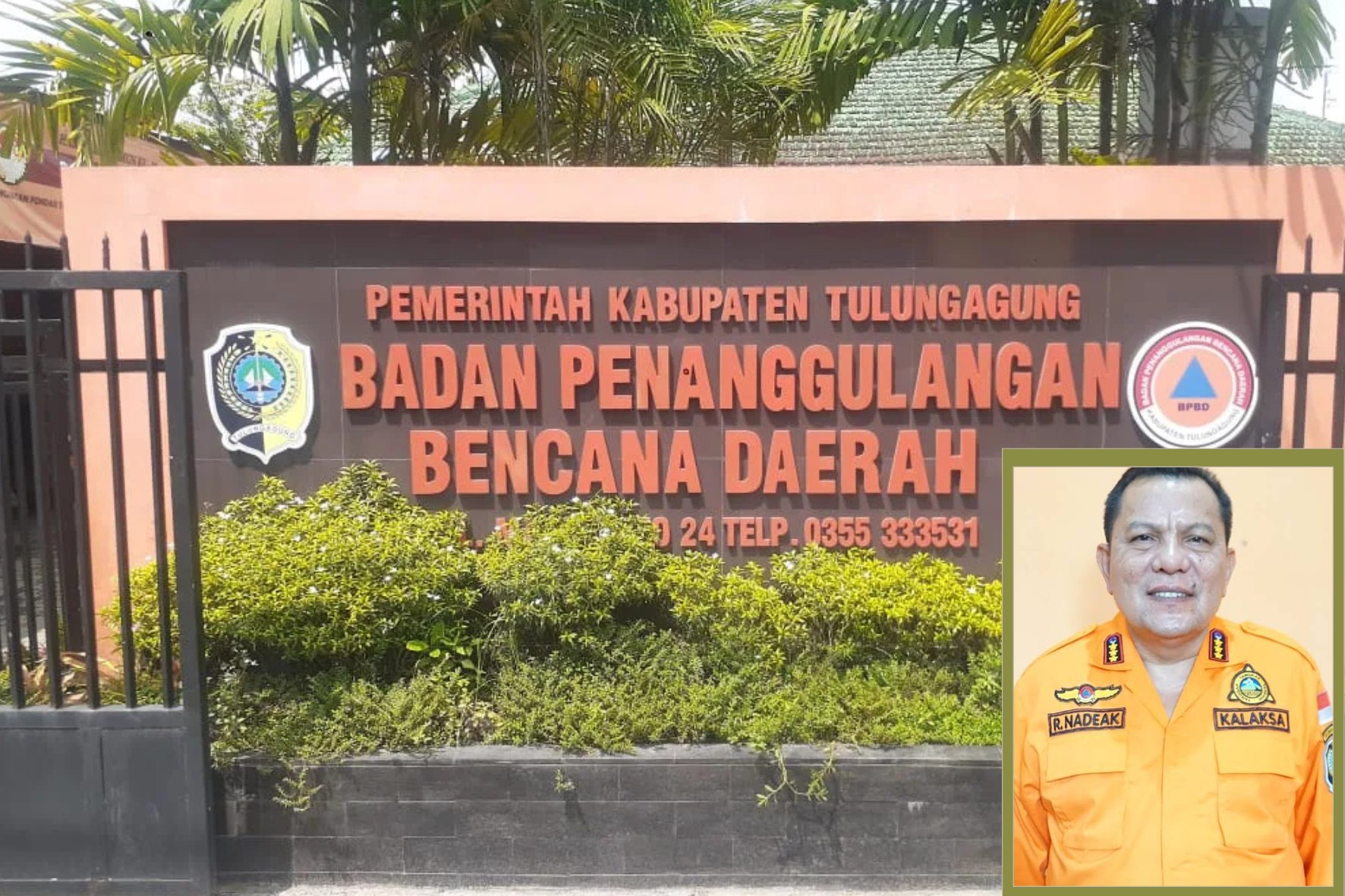 BPBD Tulungagung Serahkan Bantuan Tandon Air Portabel untuk Warga Terdampak Kekeringan