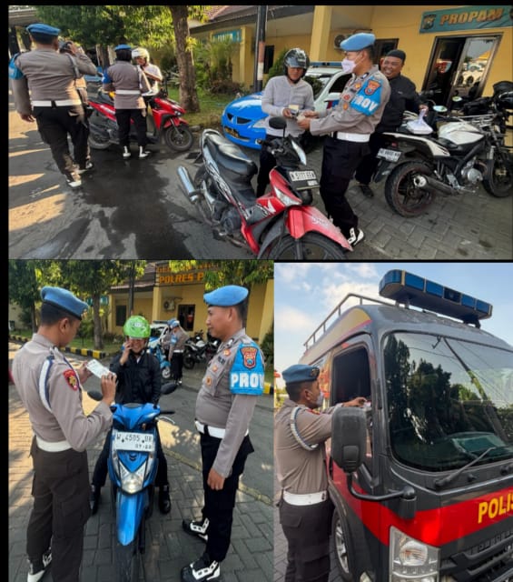 Polres Pasuruan Gelar OPS Gaktibplim Dan Mitigasi,Tingkatkan Disiplin Anggota Polri