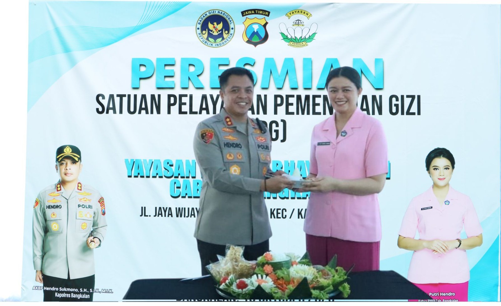 Dukung Program MBG, Kapolres Bangkalan Resmikan SPPG Kemala Bhayangkari Layani 3.500 Penerima Manfaat