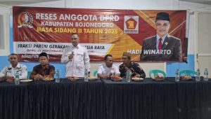 Hadi Winarto, Anggota DPRD Gerindra Bojonegoro Konsolidasikan Kader Serap Aspirasi Warga
