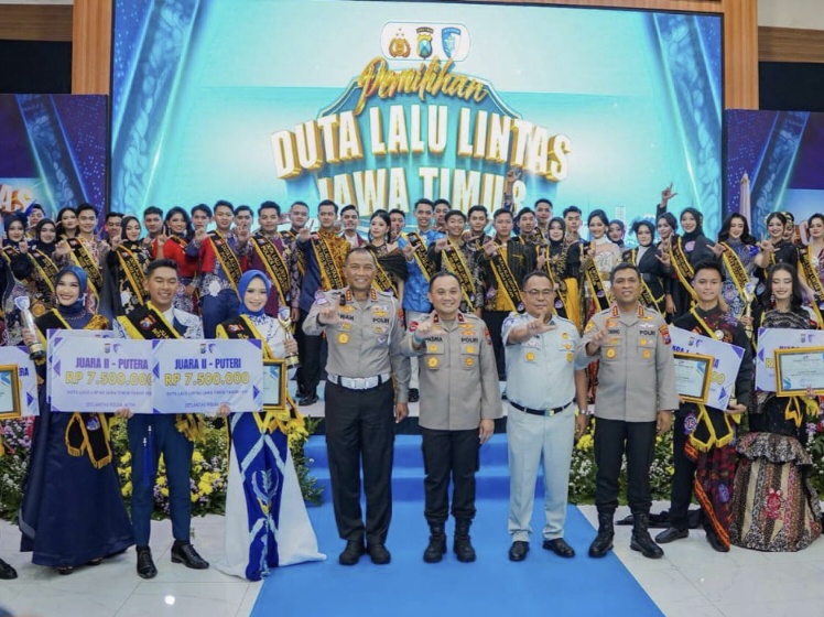 Ditlantas Polda Jatim Gelar Pemilihan Duta Lalu Lintas Sebagai Pelopor Tertib Berlalulintas