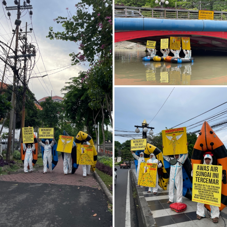 ECOTON Desak Pemprov Jatim dan Pemkot Surabaya Tindak Industri Pembuang Limbah ke Kali Mas