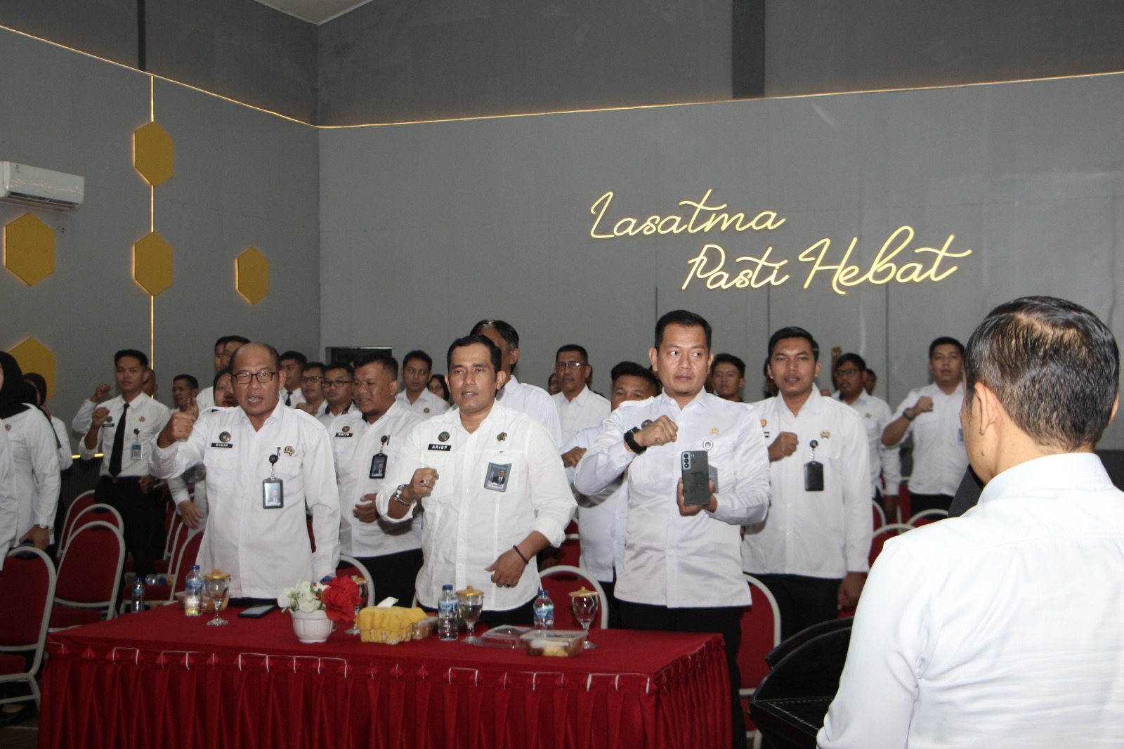 Hangat dan Meriah, Lapas I Madiun Gelar Syukuran Hari Bakti Kemenimipas ke-1