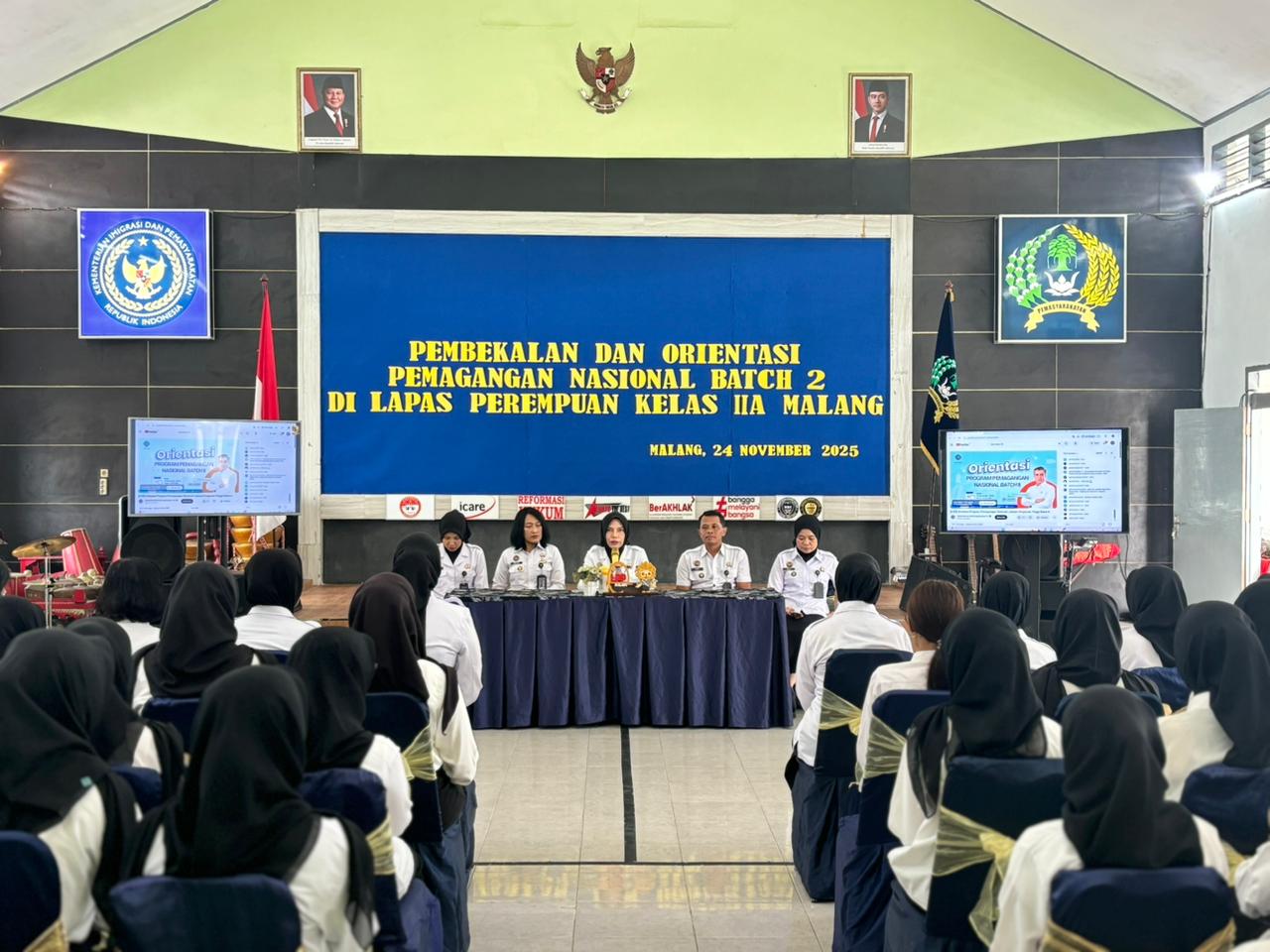 Semarak Generasi Berkarya : Kiprah Peserta Pemagangan Nasional Batch 2 Dimulai di Lapas Perempuan Malang