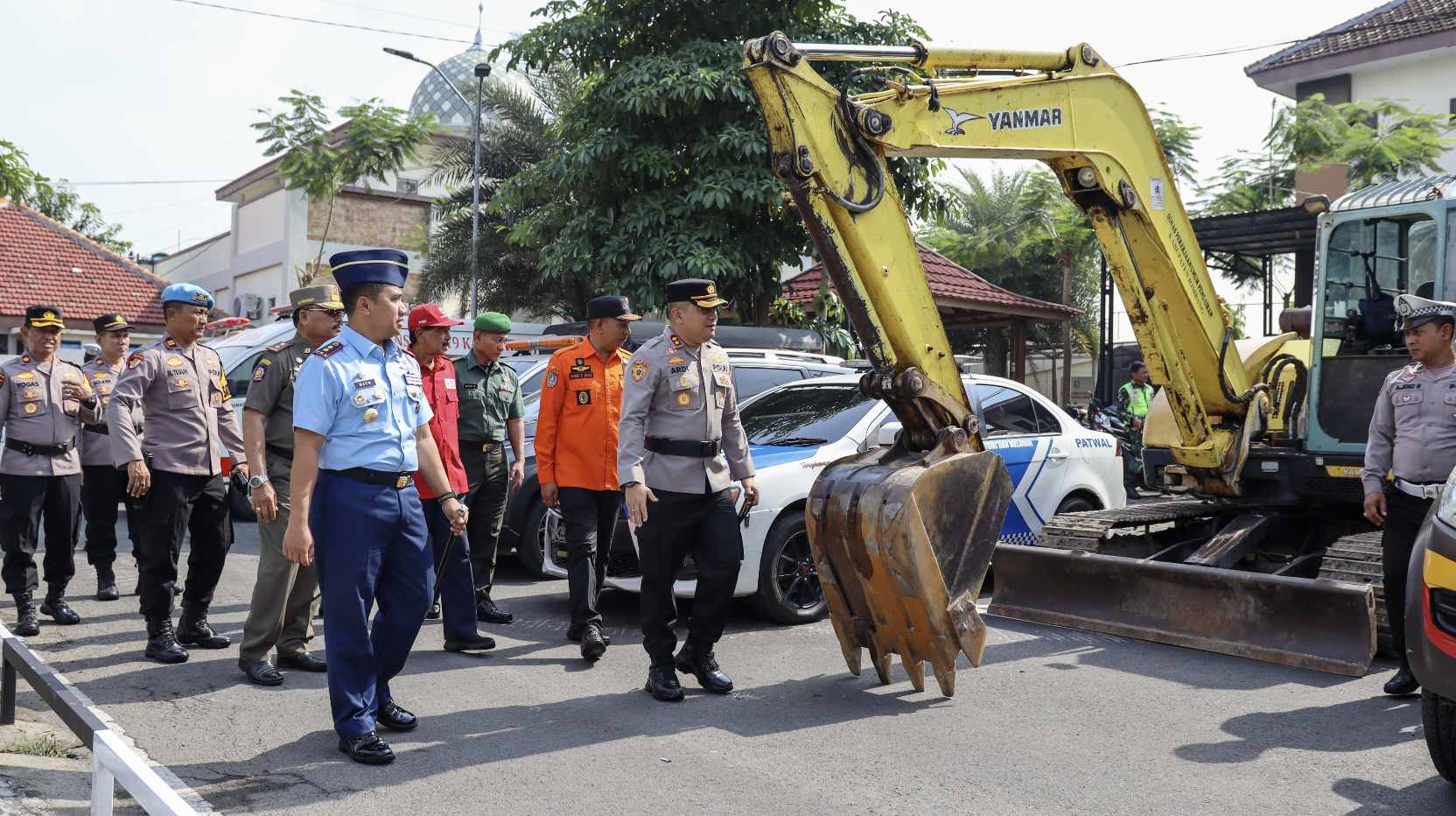 Kapolres Jombang Pimpin Langsung Apel Kesiapan Tanggap Darurat Bencana Hidrometeorologi