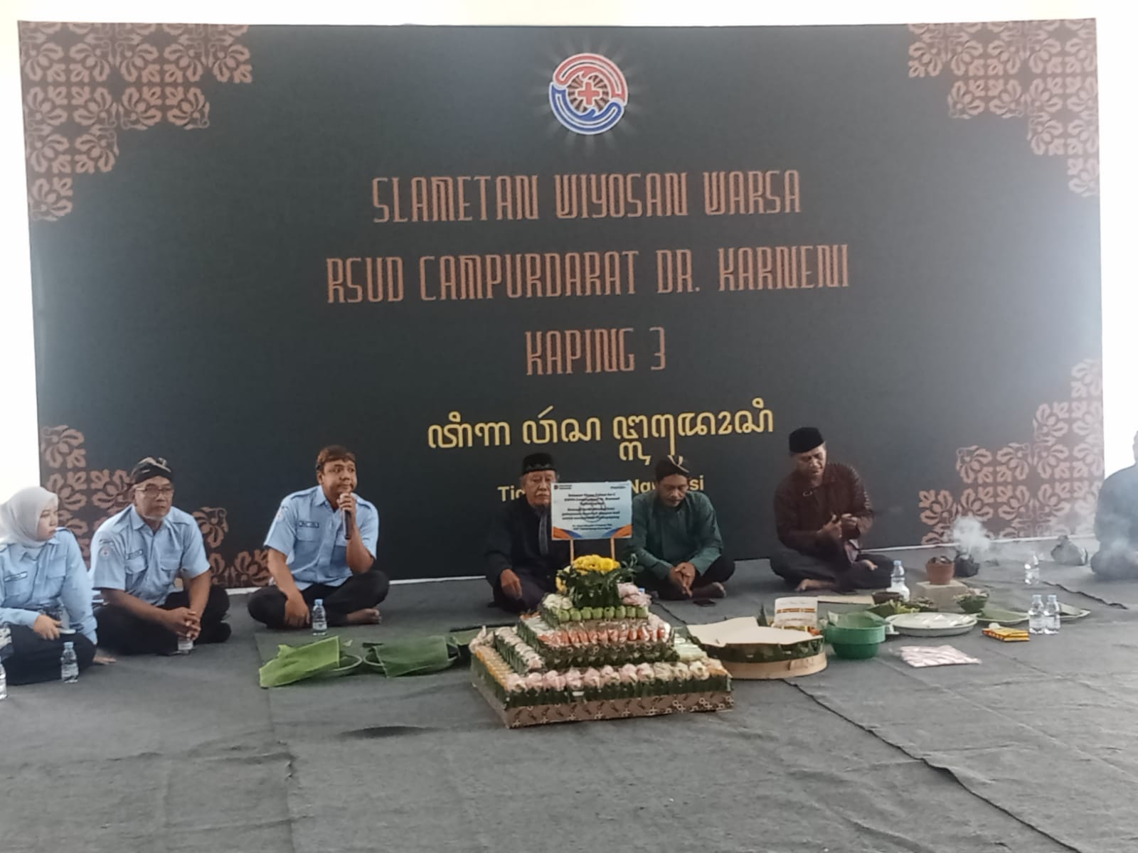 RSUD Dr Karneni Campurdarat, Gelar Selametan Sederhana Peringati Hari Jadi ke-3