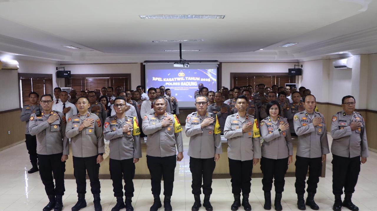 Tekankan Reformasi Polri dan Penguatan Public Trust Dalam Apel Kasatwil 2025 Tingkat Polres Badung