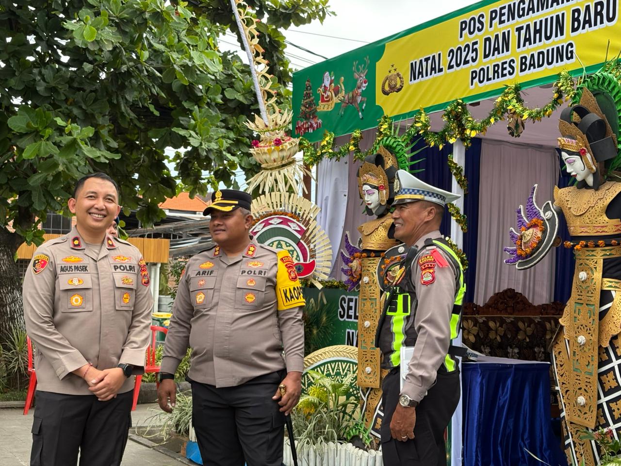 Pastikan Pengamanan Optimal, Kapolres Badung Tinjau Pos Pam Tibubeneng