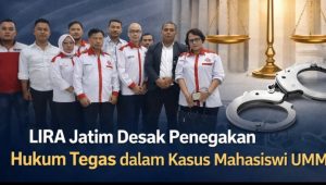 LIRA Jatim Tuntut Penegakan Hukum Tegas, Bripka AS Harus Dijerat Pasal Pembunuhan Berencana dalam Kasus Mahasiswi UMM