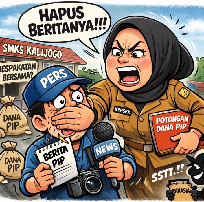Alih-alih Klarifikasi, Oknum Kepsek SMKS Kalijogo Justru Minta Berita Dugaan Pemotongan PIP Dihapus