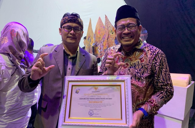 BAZNAS Jabar Dinobatkan sebagai Badan Publik Informatif 2025
