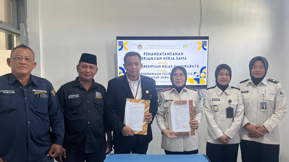Rutan Perempuan Surabaya Jalin Kerja Sama dengan LBH Cendrawasih Celebes Indonesia untuk Penguatan Pelayanan Hukum Tahanan