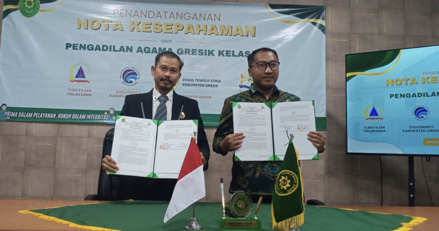 Masih Andalkan YLBH FT, Pengadilan Agama Gresik Berikan Jaminan Layanan Drafting dan Tahapan Persidangan di Pengadilan Agama Gresik 