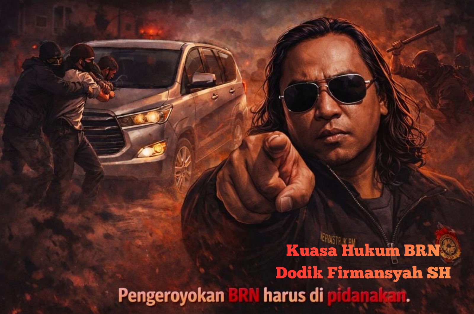 Belum Ada Tersangka, BRN Jatim Berencana Kirim Karangan Bunga ke Polres Pasuruan