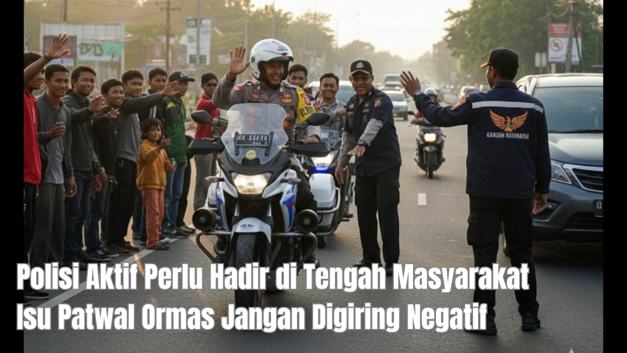 Polisi Aktif Perlu Hadir di Tengah Masyarakat, Isu Patwal Ormas Jangan Digiring Negatif