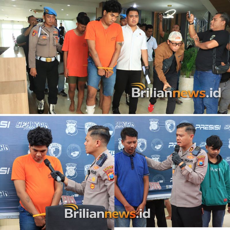 Kekerasan Kolektif di Ruang Publik, Gangster Kampungan Ditindak Tegas Polres Gresik