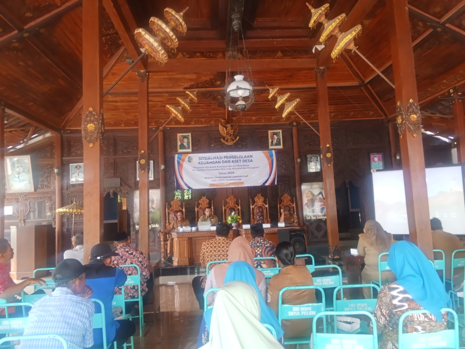 Pemdes Pelem Gelar Sosialisasi Pengelolaan Keuangan dan Aset Desa