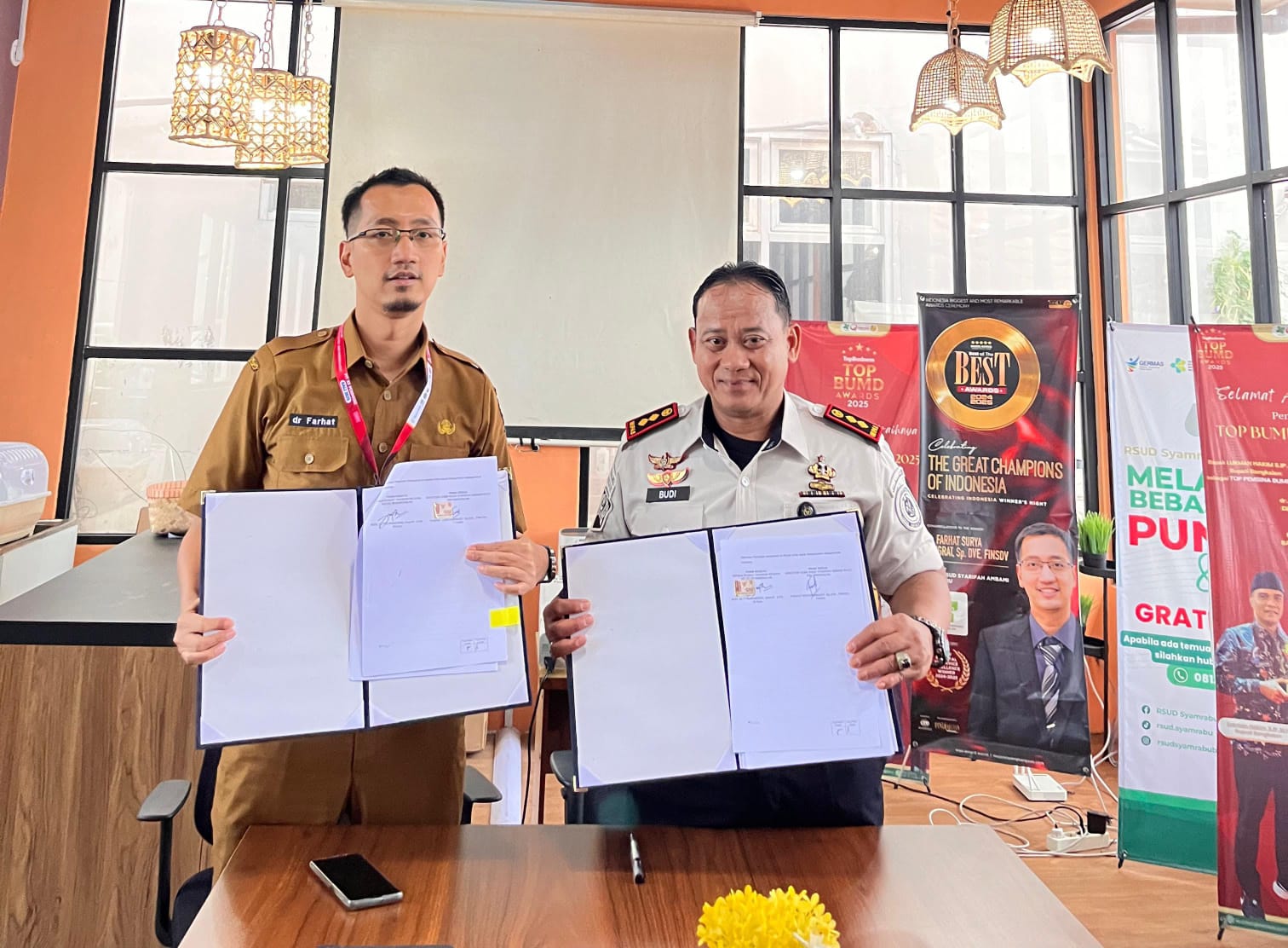 Sinergi Layanan Kesehatan, Rutan Bangkalan Resmi Jalin Kerjasama Dengan UOBK RSUD Syarifah Ambami Rato Ebu