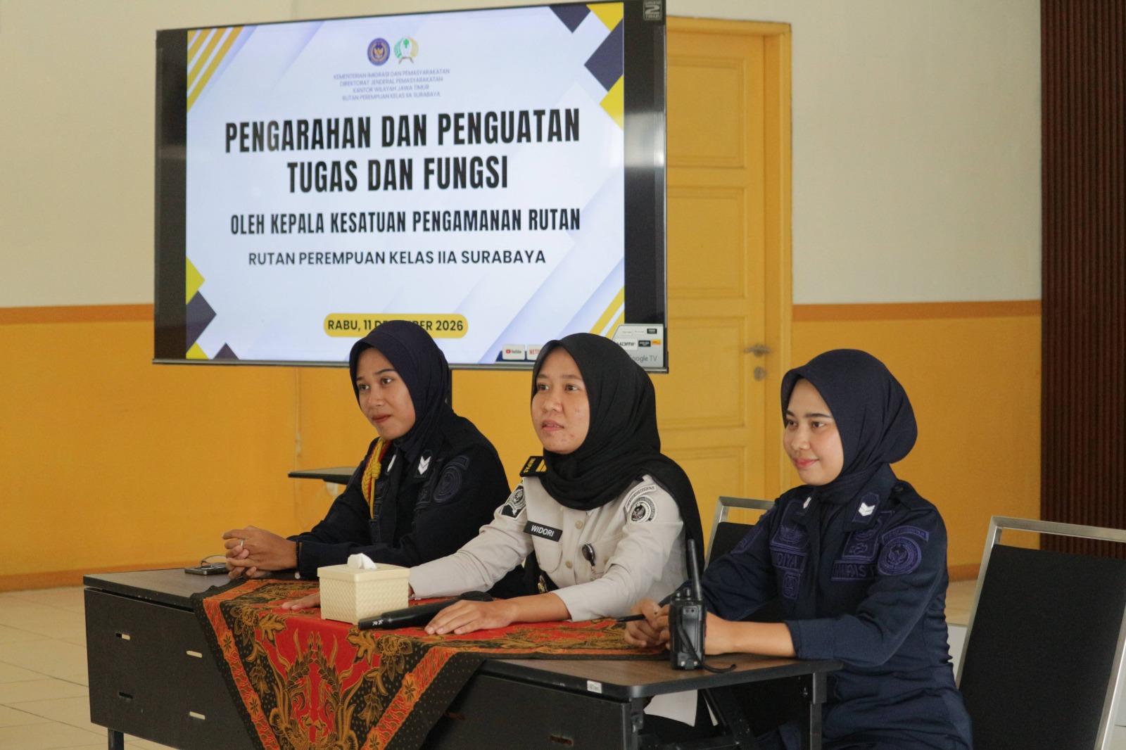 Perkuat Kekompakan Regu, Kepala KPR Ajak Bangun Sinergi Pengamanan